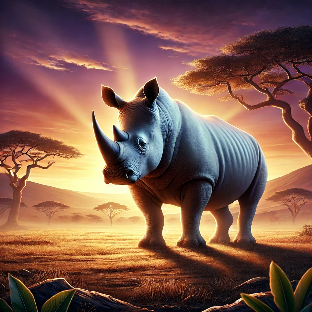 Majestic White Rhino Journey